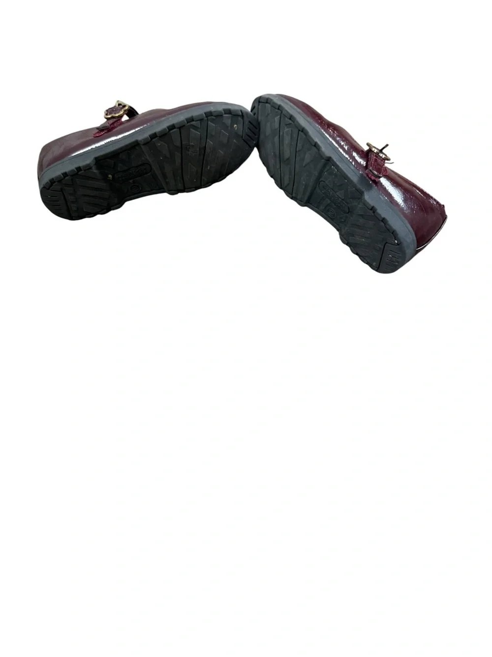 Old Navy Girls Mary Jane Dress Shoes in Burgundy Patent
